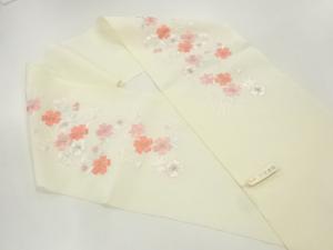 花模様刺繍半衿